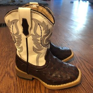 Roper Toddler Boy Square Toe Boots
